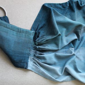 Teal Ombré Lightly Padded Ring Sling - Standard 73"