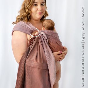 Maya Wrap Ring Sling Lightly Padded Currant Ombre
